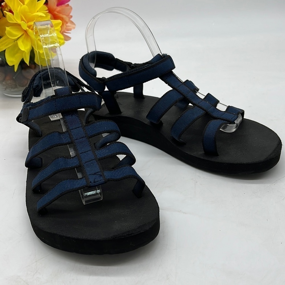 Merence Blue Black Sport Sandal Size 40. BSN3182D